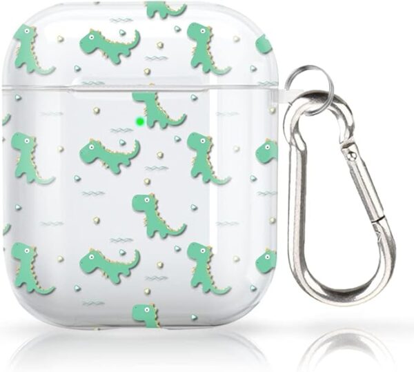 Cartoon Dinosaur AirPod Case – Lightweight & Secure Case for AirPods - Image 4